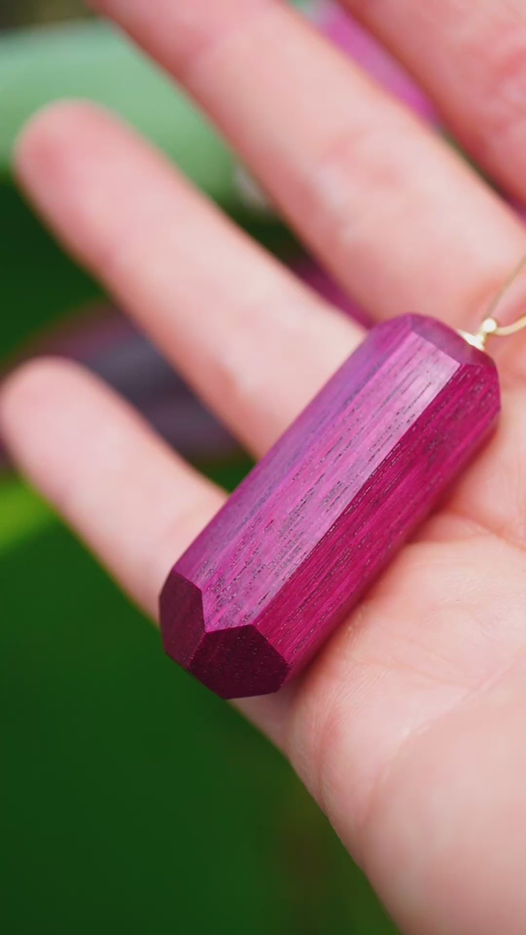 Colar Gema - Roxinho