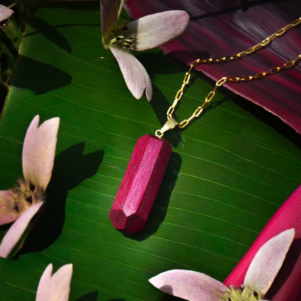 Colar Gema - Roxinho