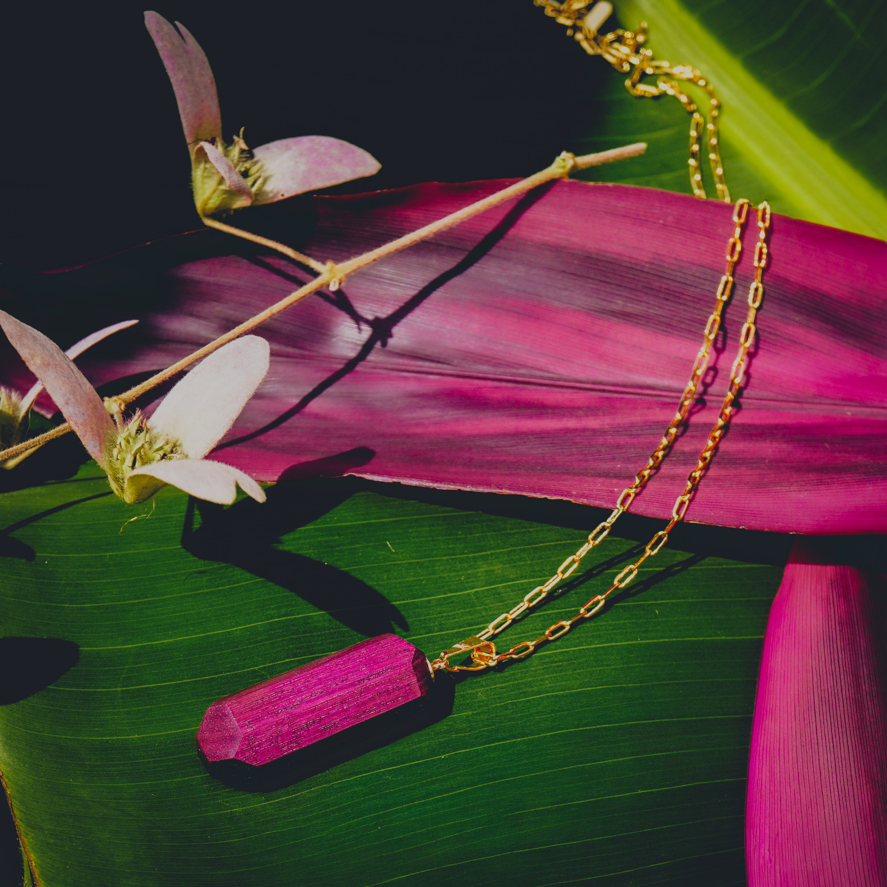 Colar Gema - Roxinho